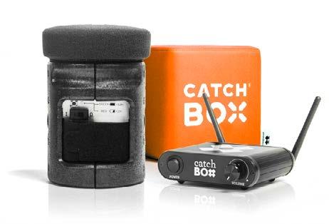 Twee verschillende producten Catchbox Lite Draadloos microfoonsysteem *Catchbox Pro Beltpackmodificatie Algemene specificaties Algemene specificaties Maximaal draadloos bereik 30m / 100ft (zichtlijn)