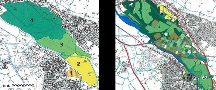 Deze inrichtingsschets geeft, op basis van functionele, landschappelijke en cultuurhistorische argumenten, het ruimtelijk kader voor de ontwikkeling van het DRU Park aan.