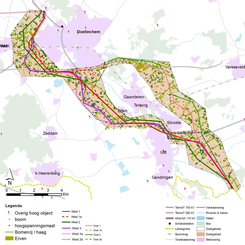 Er vindt bij geen van de alternatieven en varianten fysieke aantasting van cultuurhistorisch waardevolle (gebouwde) elementen plaats.