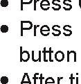 Knoppen en display van de bedrade afstandbediening. Clock: Wanneer de unit voor het eerst is opgestart moet de klok als volgt worden ingesteld: Druk op de CLOCK knop, "AM" of "PM" knippert.