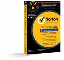 80 W/kg 249 99 Aluminium behuizing Norton Security Deluxe + Norton WiFi Privacy + Champagne Beveiligt meerder pc s, Macs, Androids en ios apparaten met een enkel abonnement Waarschuwt je over