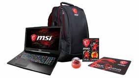 MSI Gaming Notebook GL72M 7RDX-1289BE Full HD mat scherm Intel