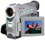 Geheugenkaartsleuf (compatibel met SD-geheugenkaart) (behalve de MV400/MV400i) Geavanceerde accessoireschoen (alleen de MV450/MV450i) De digitale videocamcorders uit de MV400- serie zijn niet alleen