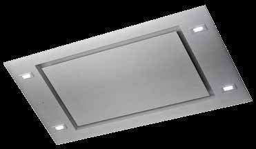 90-10 CM PLAFOND AFZUIGKAPPEN PLAFOND AFZUIGKAPPEN 110 CM PLK 100 PLAFOND AFZUIGKAP * Metalen vetfilters Vermogen: 720 m³/u LED verlichting: 4 x,5 W