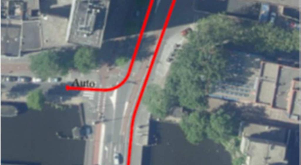 In figuur 1 zijn de routes van en naar de parkeergarage weergegeven: Verkeer kan vanaf de Eeldersingel en de Paterswoldseweg de parkeergarage bereiken.