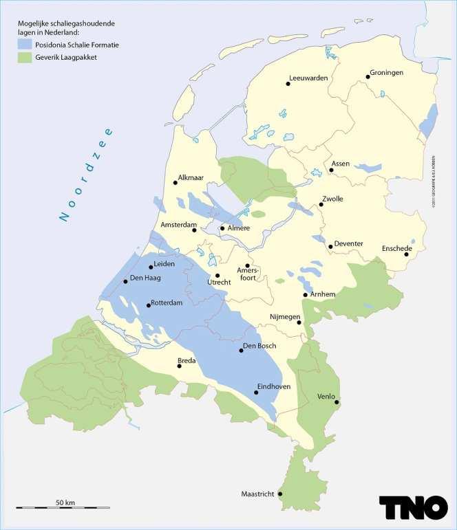 Schaliegas in Nederland Niet te vergelijken met VS Voorraad niet bewezen