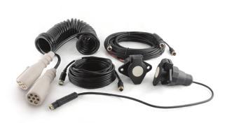 adapterkabel 1984 Zie ook de afzonderlijke producten voor gedetailleerde specificaties 2 jaar systeemgarantie VBV-770-001 - Enkelvoudig camera-/monitorsysteem voor gelede voertuigen 4767 VBV-770M -