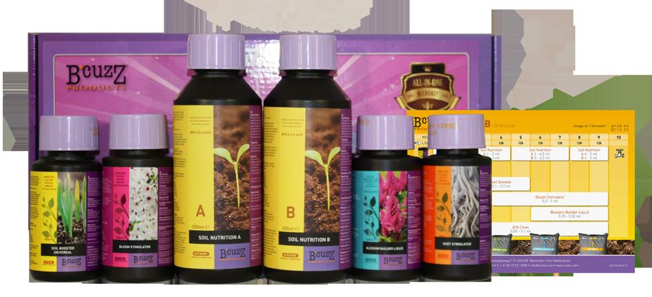 Hydro Nutrition A+B 100 ml Root Stimulator 100 ml Hydro Booster Universal 100 ml Bloom Stimulator 100 ml Blossom