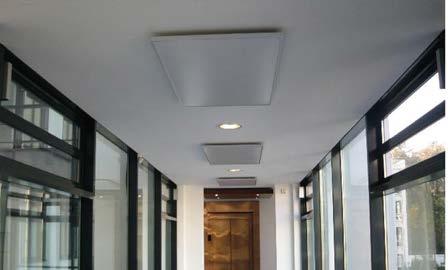 Design panelen zijn bedoeld om aan de wand te hangen, waarbij het nauwelijks opvalt dat het een warmtepaneel is.