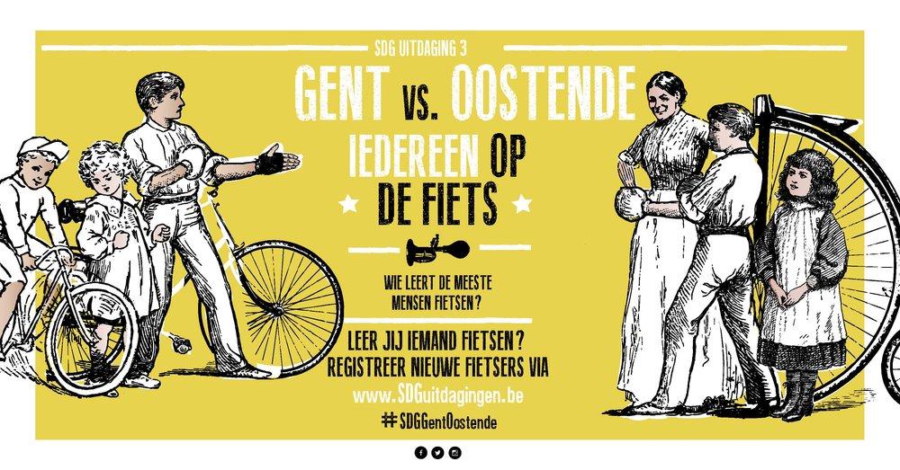 Gent daagt Oostende uit voor een duel: wie wordt de grootste fietsstad? Een goede gezondheid en welzijn voor alle leeftijden, dat is waar de derde Sustainable Development Goal (SDG) om draait.