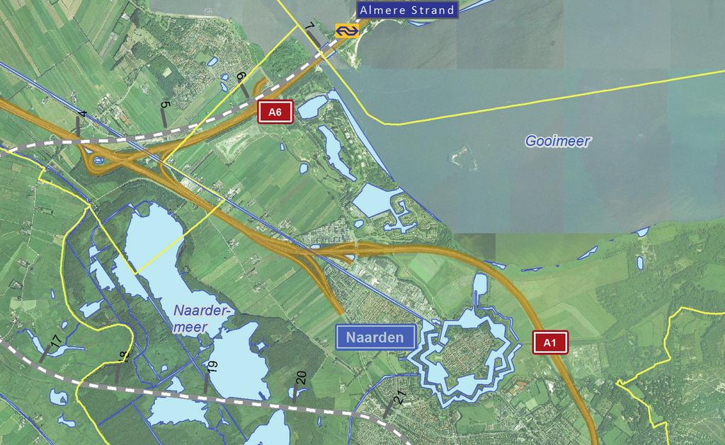 6 Toelichting maatregelen en effecten deeltracé Naarden 6.