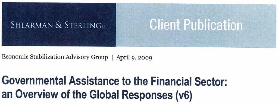 19 May 2009 Standpunt De Financiële systeemcrisis in