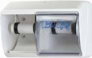 v 1 rol op, direct PrimeSource toiletpapierdispensers duo andere rol