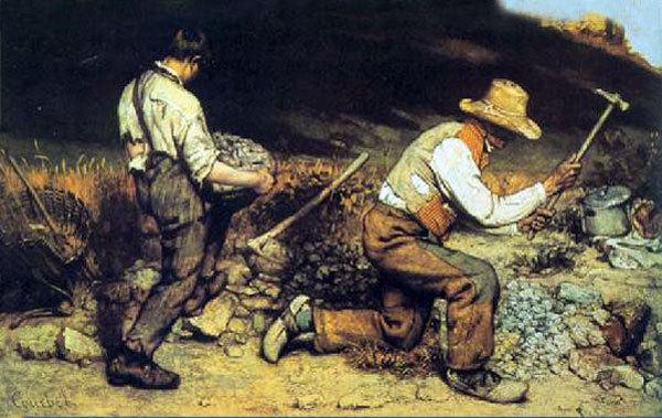 de Steenhouwers Gustave Courbet, 1849