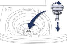 Praktische informatie Terugplaatsen van het reservewiel F Leg het reservewiel in de