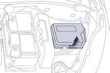 Praktische informatie Zekeringkast in de motorruimte Overzicht zekeringen Zekering Stroomsterkte Functies F16 15 A Mistlampen vóór.