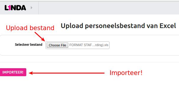Stap 3 Upload het bestand en importeer.
