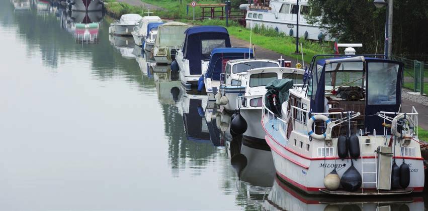 Le port de Seneffe Situation Ligging Canal Charleroi - Bruxelles, branche de Bellecourt, cumulée 24.