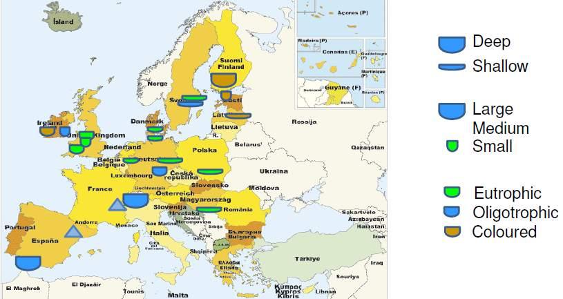 Een netwerk van meetstations Een netwerk dat 5 groepen