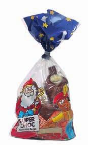 5 stuks 250 g 62509 Sinterklaas van melkchocolade 24