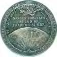 Amundsen / KZ Globe met zonbeschenen Poolgebied waarboven tekst onder wapenschild - zilver 23 mm - FDC met patina Oostenrijk 59 1804