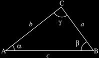 We hebben: c 2 = a 2 + b 2 2ab cos(γ).