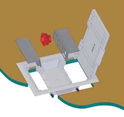 VLOERINSTALLATIES 3 KOPOBOX - installatie van het systeem in dubbele vloer KOPOBOX 57 PP 80/45 PP 80/3 KPP 80 KOPOBOX 80 KOPOBOX 57 KOPOBOX 57 is bestemd voor montage van modulaire toestellen 45 x 45.