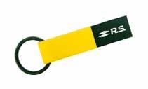 Branding: gravure van Renault Sport Formula One Team-logo op schacht en R.S.-logo op clip.