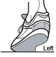 Tevens zal de druk op met name de kopjes van de middenvoetsbeentjes toenemen en dan met name de druk op de bal van de voet. Dit geeft een grote belasting op het grote teengewricht.