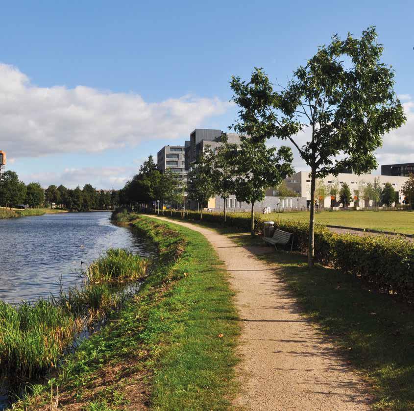 Terrasje pakken op het Raadhuisplein Groen en ruim wonen, met het centrum op