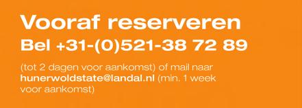 Prijs: Weekend: Midweek: Week: 16,50 p.p. 25 p.p. 33 p.p. Frisse Neus arrangement Met dit arrangement gaat u actief op pad.