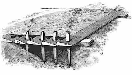 Ongeveer 50 jaar voor Christus tot Ongeveer Boogbrug De Romeinen ontdekten dat je stenen in een boog kunt stapelen. Bruggen konden hierdoor steviger en groter worden gemaakt.