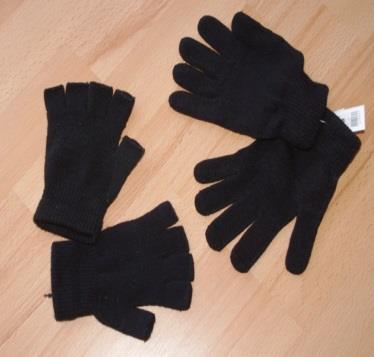 zonder vingers roze 8p handschoenen met pailletten zonder vingers