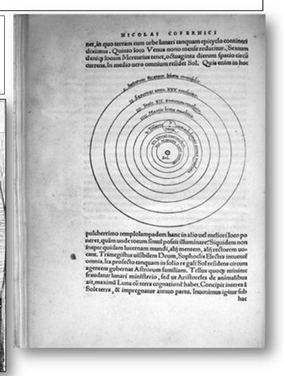 De wetenschappelijke revolutie 16e eeuw: Copernicus kwam met nieuw theoretisch model