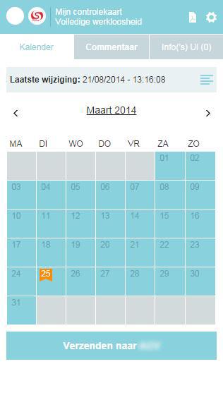 Bijlage De controlekaart volledige