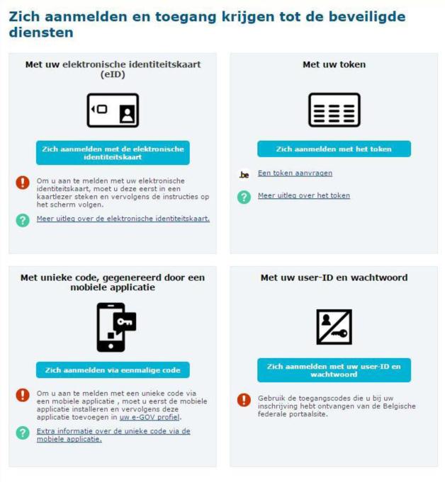 Klik op Uw controlekaart volledige werkloosheid invullen. Een nieuw venster opent.