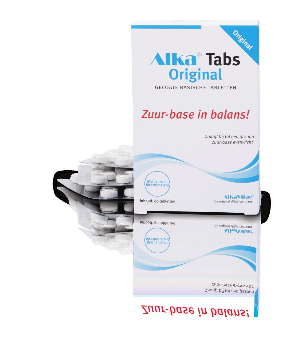 Alka Tabs Original zijn basische tabletjes waarmee u op gemakkelijke wijze uw lichaam dagelijks kunt ontzuren.