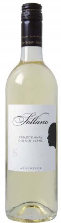 Chardonnay Chenin Blanc Sottano Mendoza - Argentinië Mendoza - Argentinië 70% Chardonnay 30% Chenin Blanc Mendoza Argentinië- 800m boven zeespiegel.