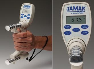 Hand Dynamometer Jamar Plus digitaal met LCD scherm Kracht handen Dynamometer zoals de gewone Jamar, maar met een digitale aflezing.