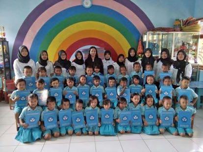 Schooljaar 2015-2016 was een bijzonder geslaagd schooljaar voor onze kleuterschool TK Meraih Bintang.
