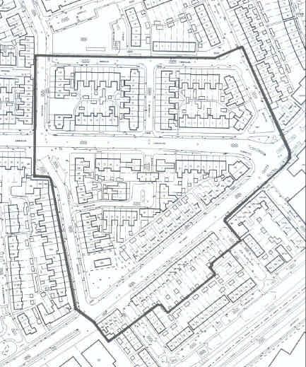 4 Begrenzing Het Beschermd Stadsbeeld Waterkwartier omvat de aan de Weurtseweg gebouwde blokken van het complex Weurtseweg I en de blokken III, V en VI van het complex Weurtseweg II.