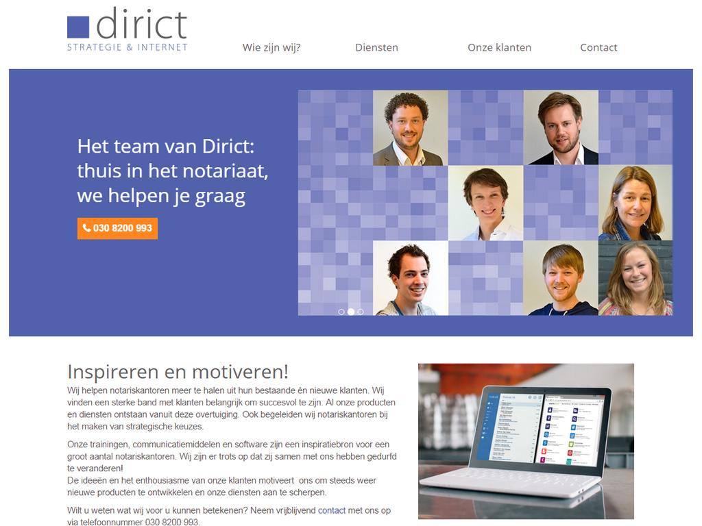 Voorbeeld eigen bedrijf www.dirict.