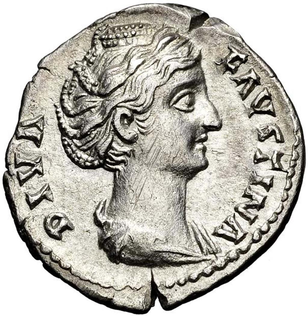 Antoninus Pius en zijn echtgenote Faustina (Maior) kregen twee zonen en twee dochters,