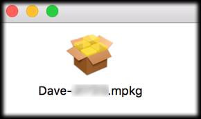 Dave Quick Install MacOS X Deze handleiding legt u in enkele stappen uit hoe u Dave op uw computer kan installeren zonder de uitgebreide handleiding te moeten lezen.