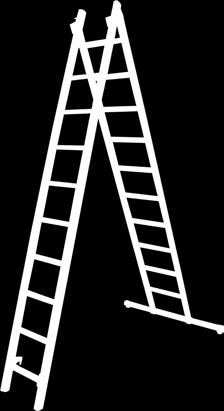 ladder 2-delig recht 2x10 2,80/4,25 65 13,2kg Reform ladder 2-delig recht +