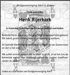 De kwartierstaat van Hendrik Cornelis Rijerkerk Generatie 1 1.