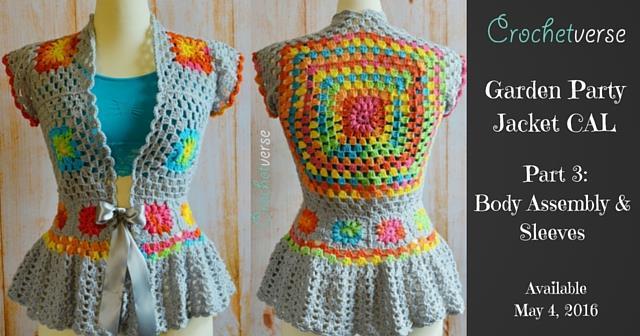 Tegen deze tijd hoop ik dat ik je vriend mag noemen :) Welkom bij Deel 3 van de Garden Party Jacket Crochet Along, vrienden! (Zie je wat ik daar deed?