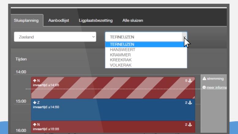 3 Via Website Voor het aanmelden van uw verwachte aankomsttijd via de website, dient u in te loggen met gebruikersnaam en wachtwoord op www.sluisplanning.nl Hiervoor moet u zich eenmalig registreren.