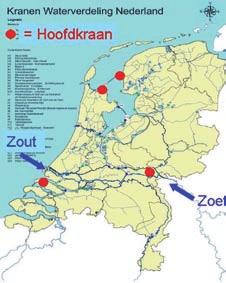 H.8.5 Zoetwatervoorziening bij een estuarien systeem Het IJsselmeergebied maakte oorspronkelijk deel uit van het estuarium van de Rijn.