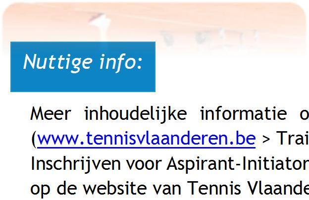 vlaanderen > Vlaamse Trainersschool).